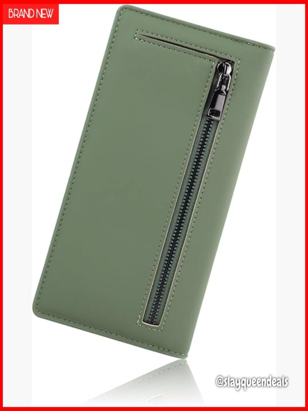 Slim RFID Blocking Bifold Wallet Large Capacity Credit Card Holder with Coin